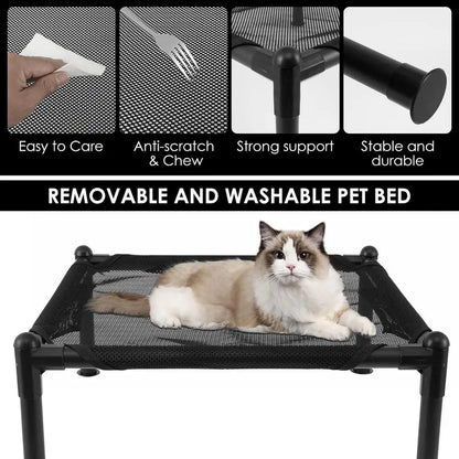 Portable Raised Cooling Comfort Pet Bed