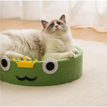 Cute Round Pet Scratcher Pad