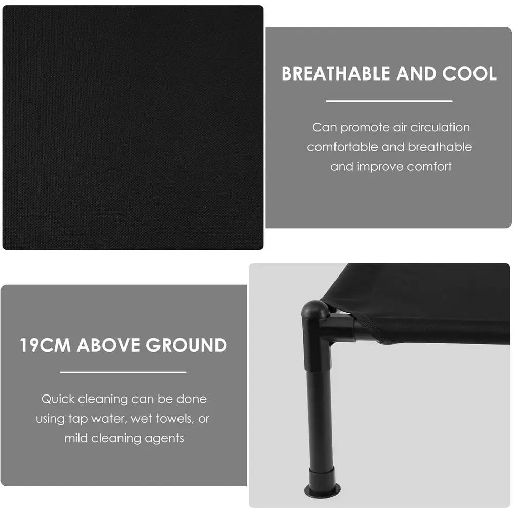 Portable Raised Cooling Comfort Pet Bed