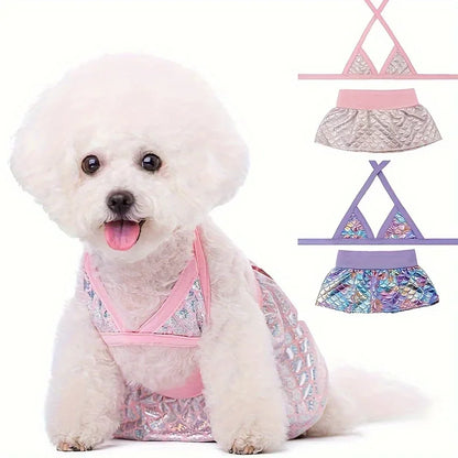 Cutest 2-Piece Doggie Swimsuit