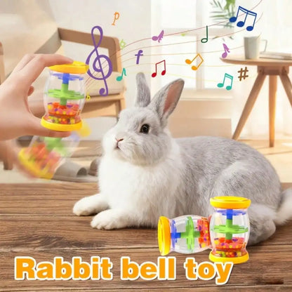 Interactive Rattle Toy for Small Pets