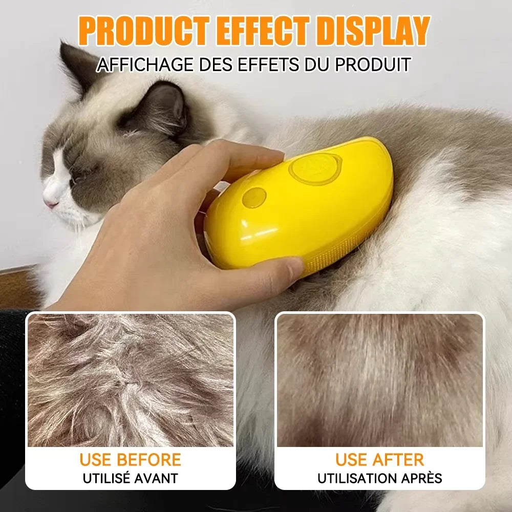 3-in-1 Massage Grooming Pet Brush