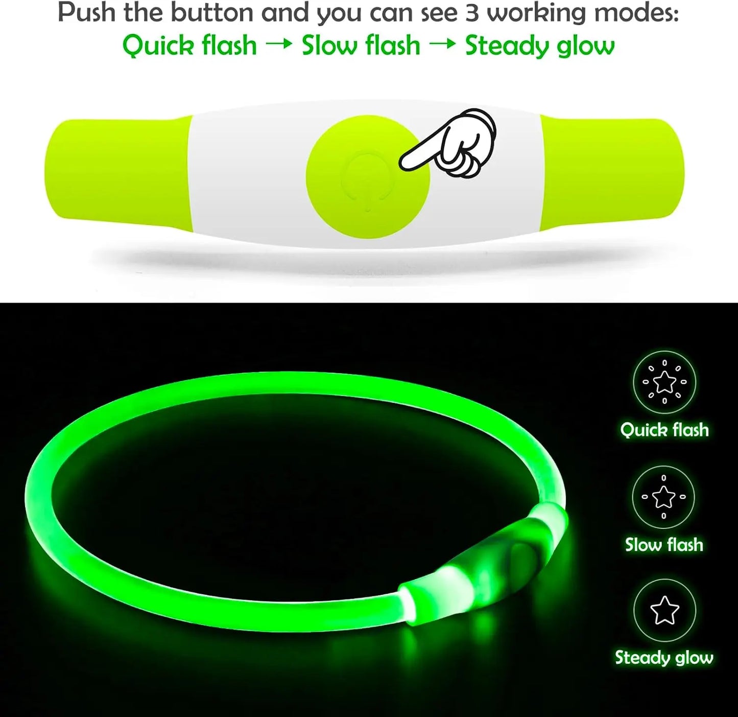 LED Glow Doggie Collar