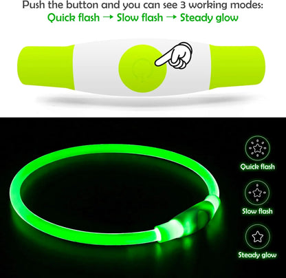 LED Glow Doggie Collar