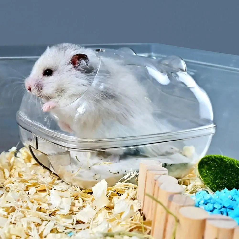 Transparent Hamster Sand Bath Box