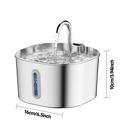Top Rated Stainless Steel Pet Water Fountain