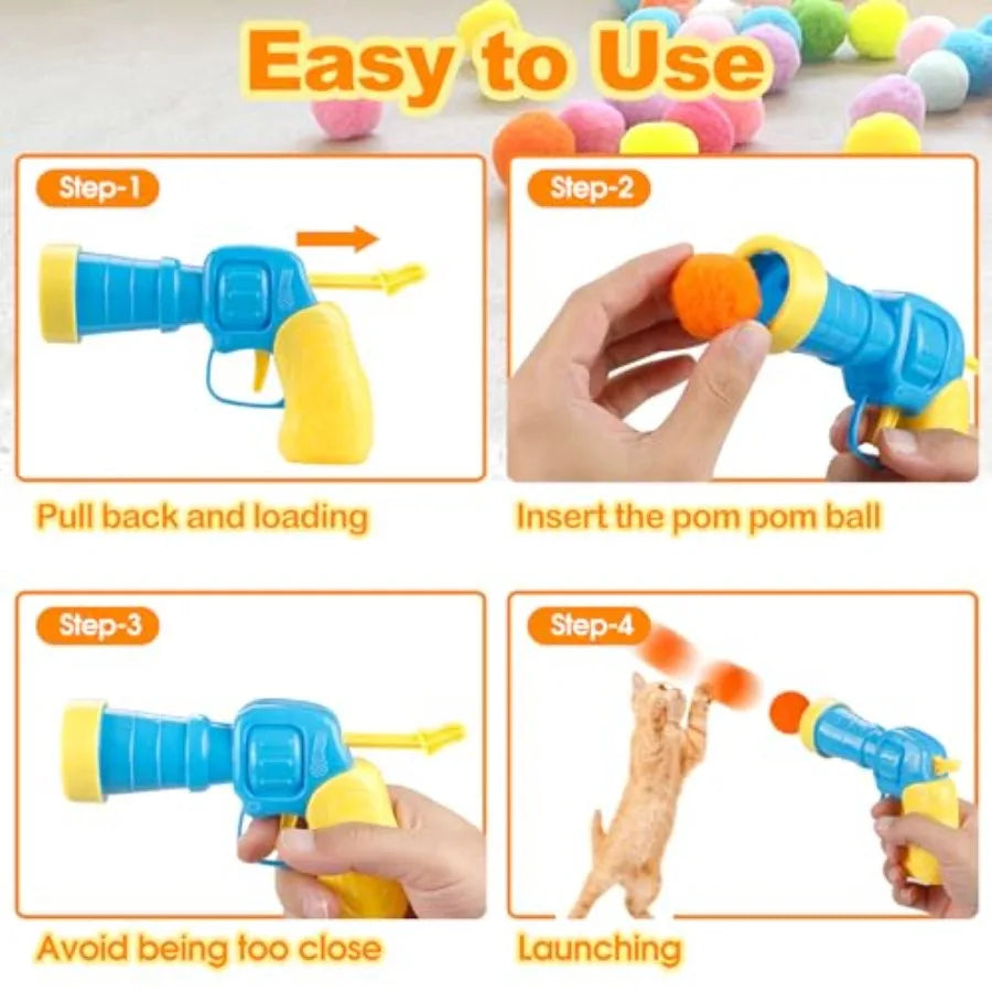 Pet Ball Toy Launcher Gun