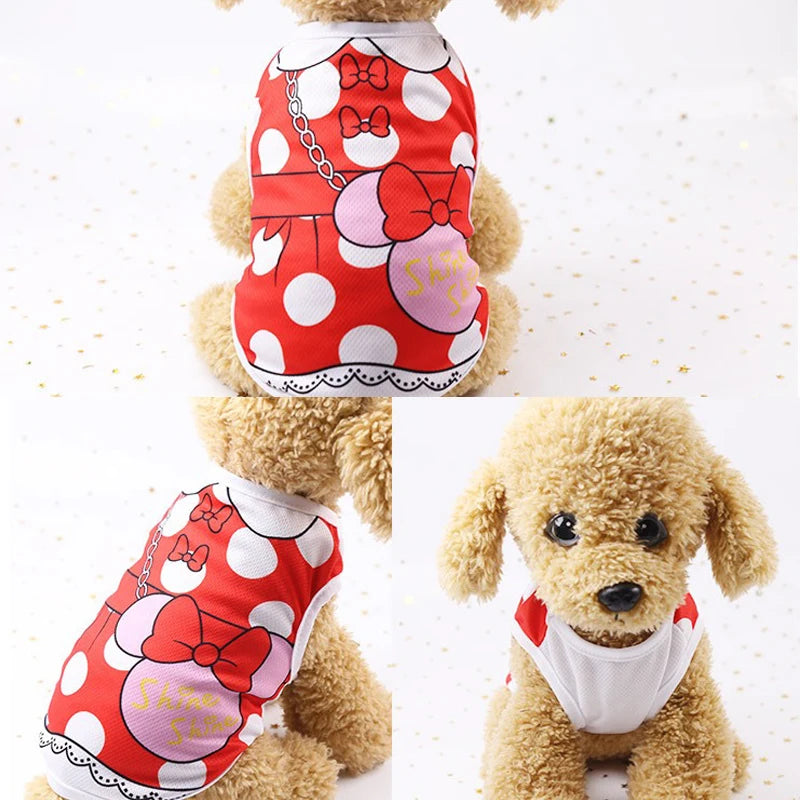 Cartoon T-Shirt for Small Pets