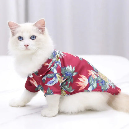 Beach Wear Hawaiian Pet Shirt