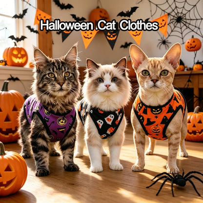Pumpkin Print Halloween Shirt for Small Pets
