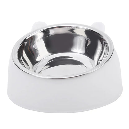 Cute Stainless Steel Pet Feeding Bowl