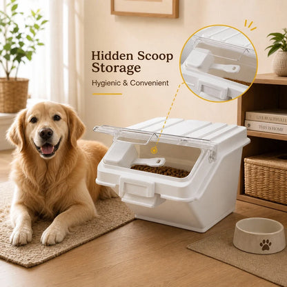 2 Pack Dog Food Storage Container with Scoop