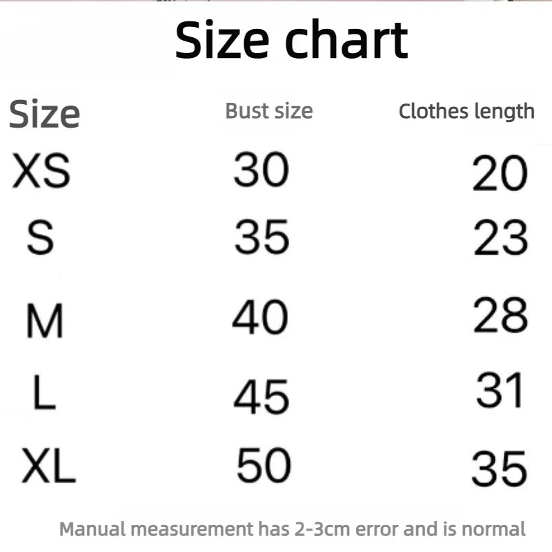 Pet Sleepwear: Thin Layer Pajamas in Cotton