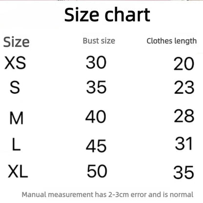 Pet Sleepwear: Thin Layer Pajamas in Cotton