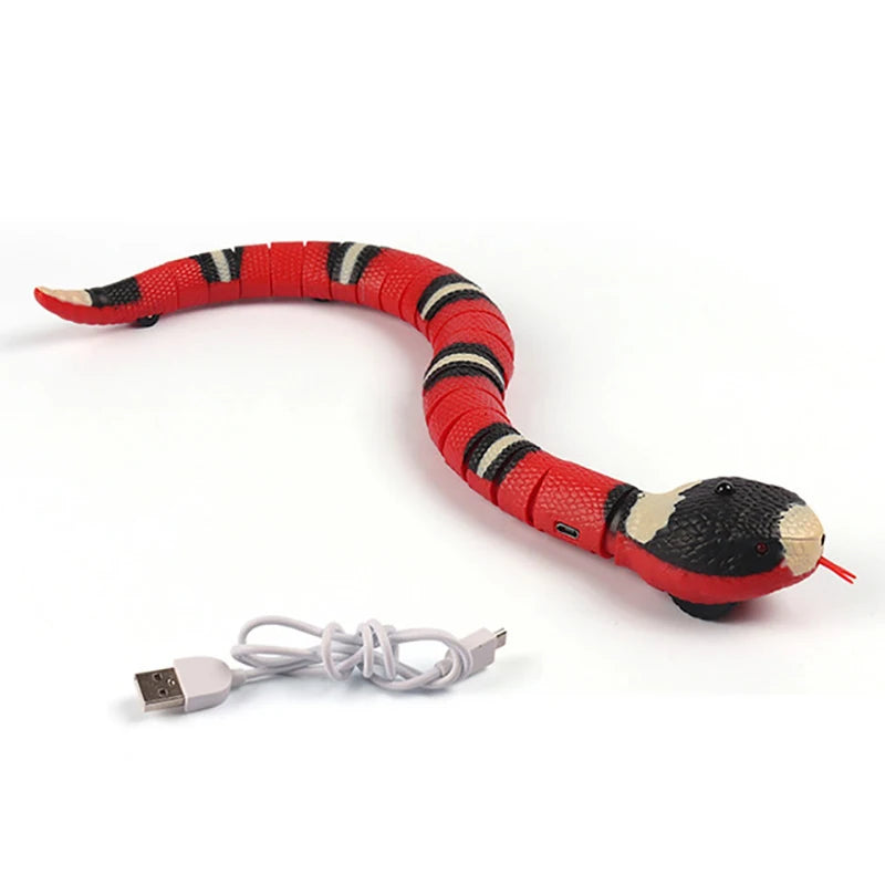 Interactive Smart Sensing Snake Toy for Pets