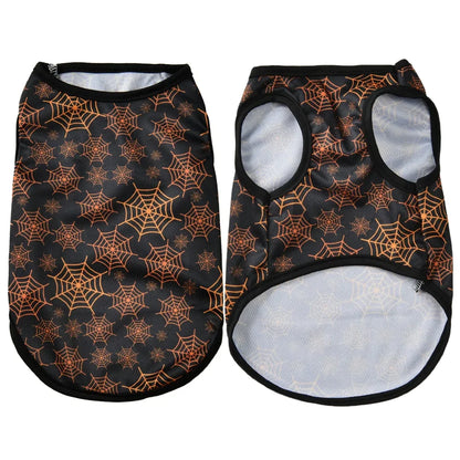 Pumpkin Print Halloween Shirt for Small Pets