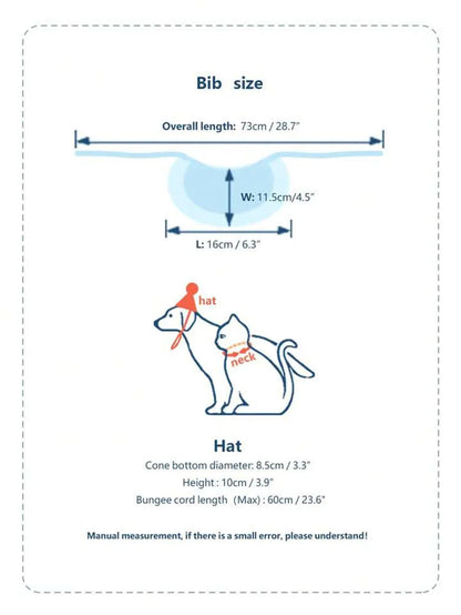 Adorable Pet Birthday Bib and Party Hat