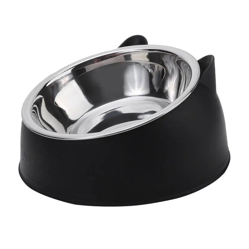 Cute Stainless Steel Pet Feeding Bowl