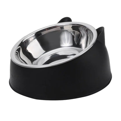 Cute Stainless Steel Pet Feeding Bowl