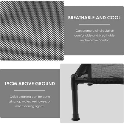 Portable Raised Cooling Comfort Pet Bed