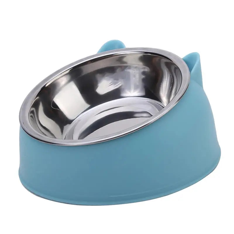 Cute Stainless Steel Pet Feeding Bowl