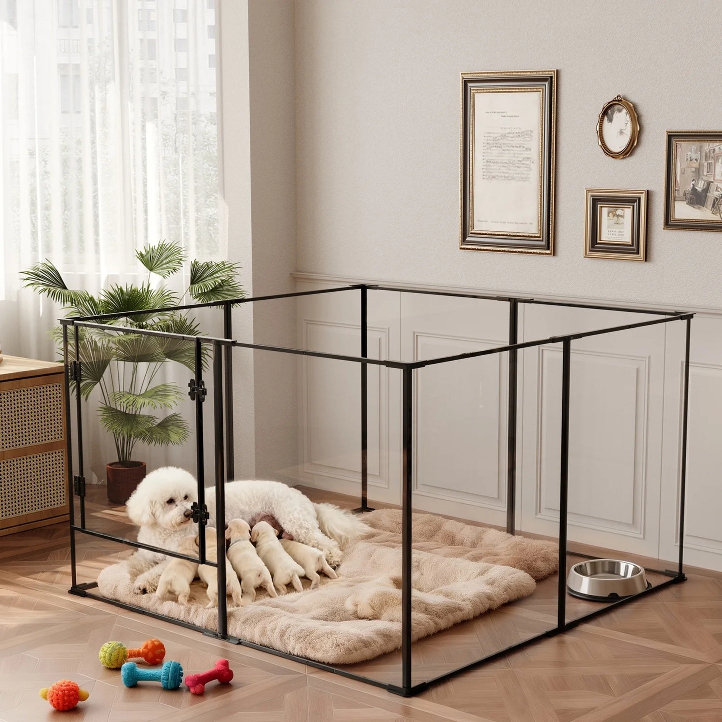 Clear Acrylic Pet Playpen
