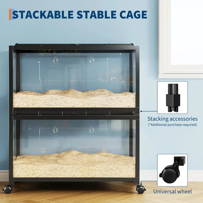 Chew-Proof Metal Hamster Cageble
