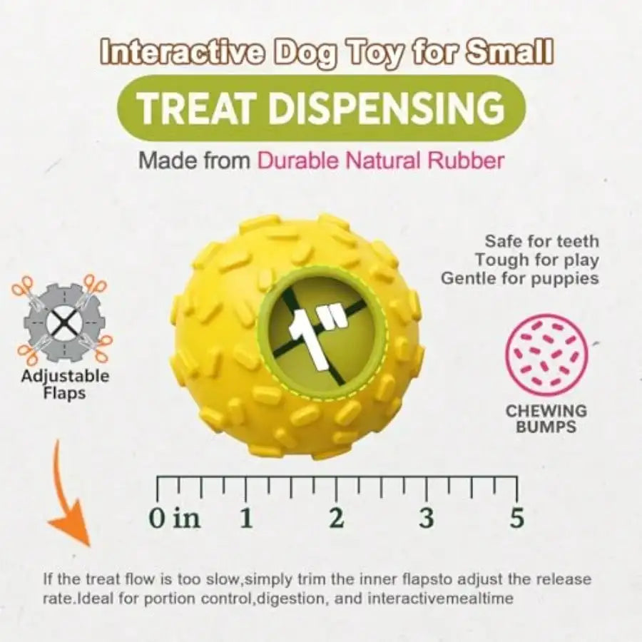 Durable Treat Dispensing Puzzle Toy