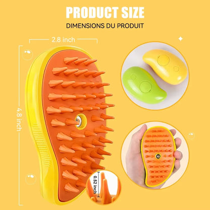 3-in-1 Massage Grooming Pet Brush