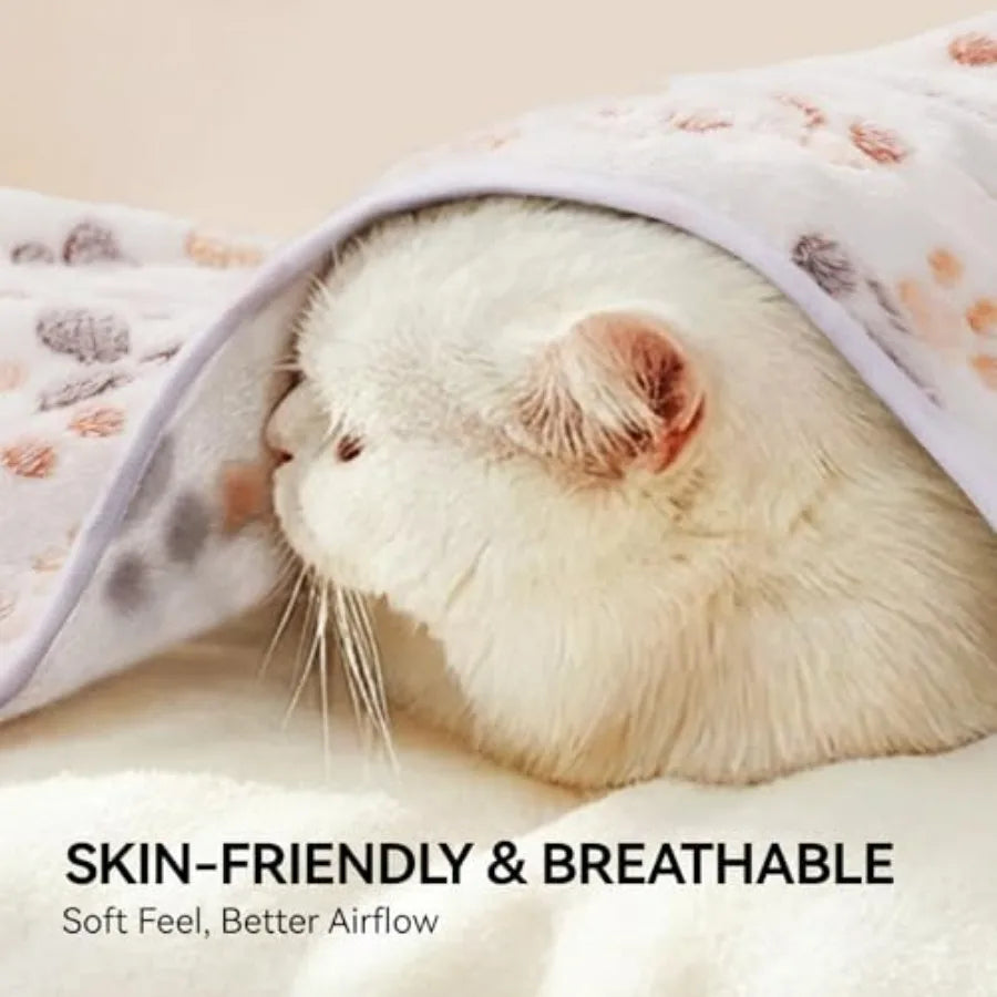 3 Fluffy Premium Pet Blankets for Small Pets