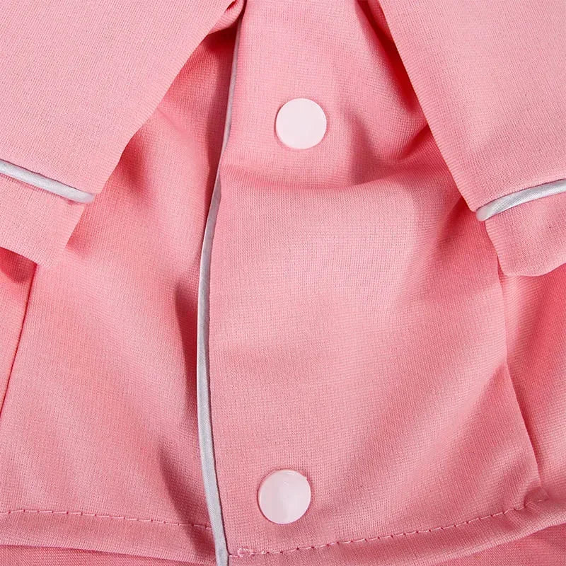 Luxury Pet Pajamas in Black or Pink, multiple sizes
