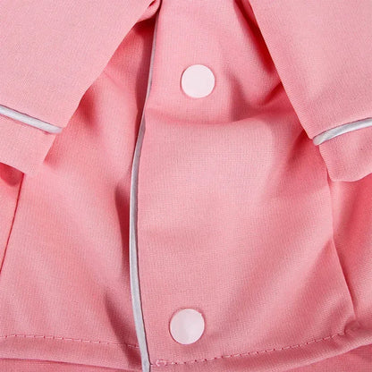 Luxury Pet Pajamas in Black or Pink, multiple sizes