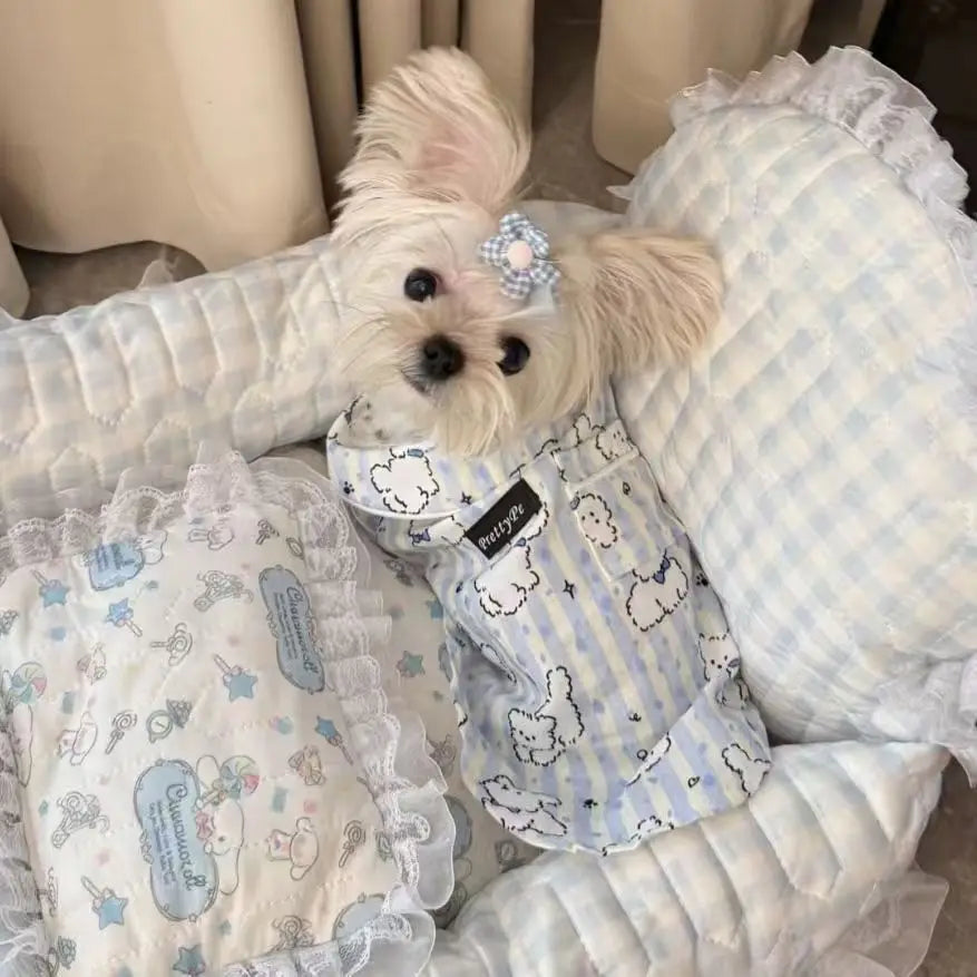 Pet Sleepwear: Thin Layer Pajamas in Cotton