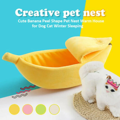 Cozy Banana Pet Bed House