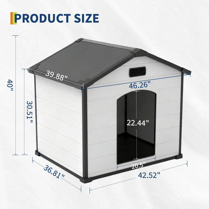 Outdoor Waterproof Insulated Dog House