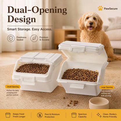 2 Pack Dog Food Storage Container with Scoop