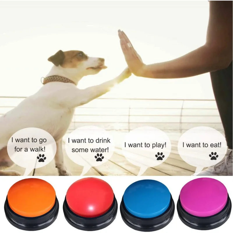 Dog Buttons for Communication and Training