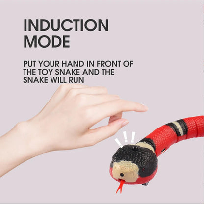 Interactive Smart Sensing Snake Toy for Pets