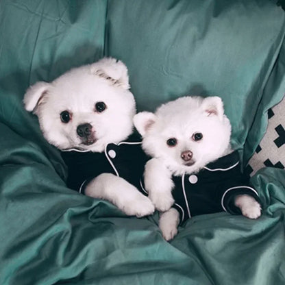 Luxury Pet Pajamas in Black or Pink, multiple sizes