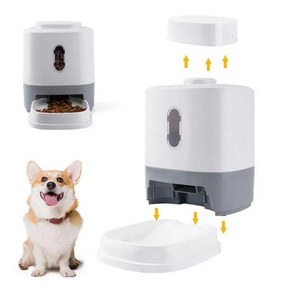 Automatic Pet Feeder With Bowl
