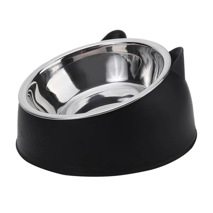 Cute Stainless Steel Pet Feeding Bowl