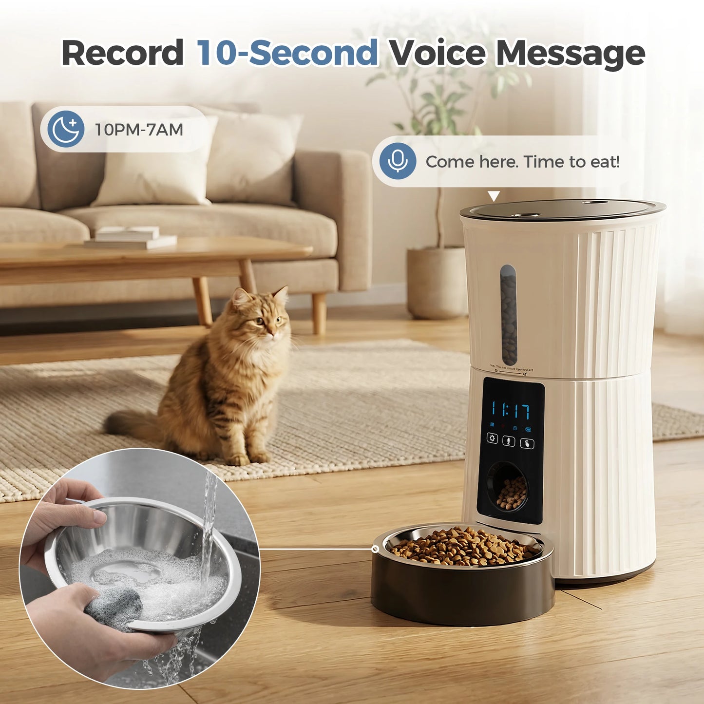 Automatic & Programmable Pet Food Dispenser