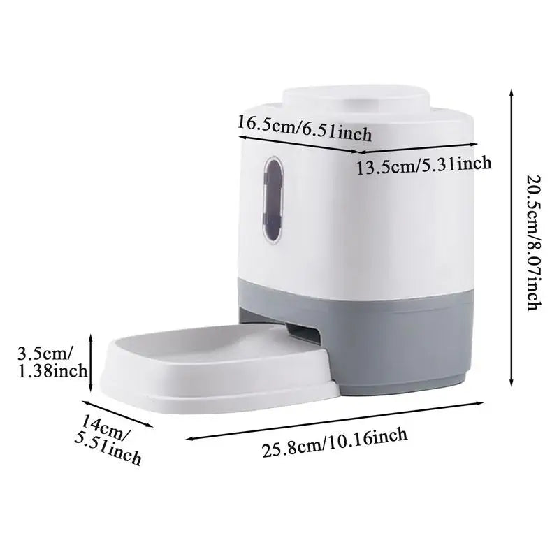 Automatic Pet Feeder With Bowl