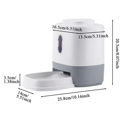 Automatic Pet Feeder With Bowl