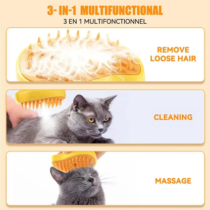 3-in-1 Massage Grooming Pet Brush