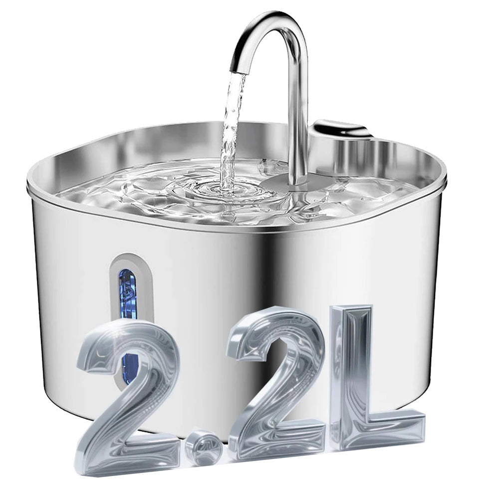 Top Rated Stainless Steel Pet Water Fountain