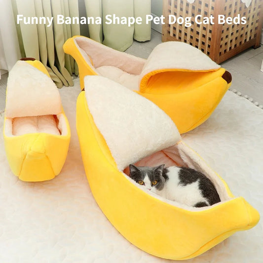 Cozy Banana Pet Bed House