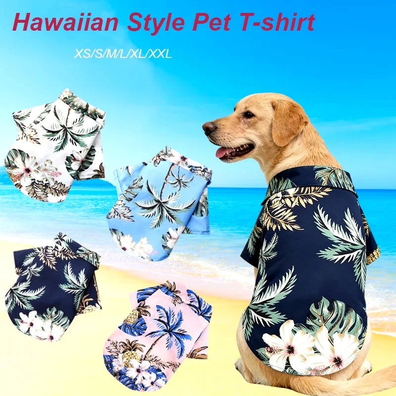 Hawaiian Style Pet Shirt
