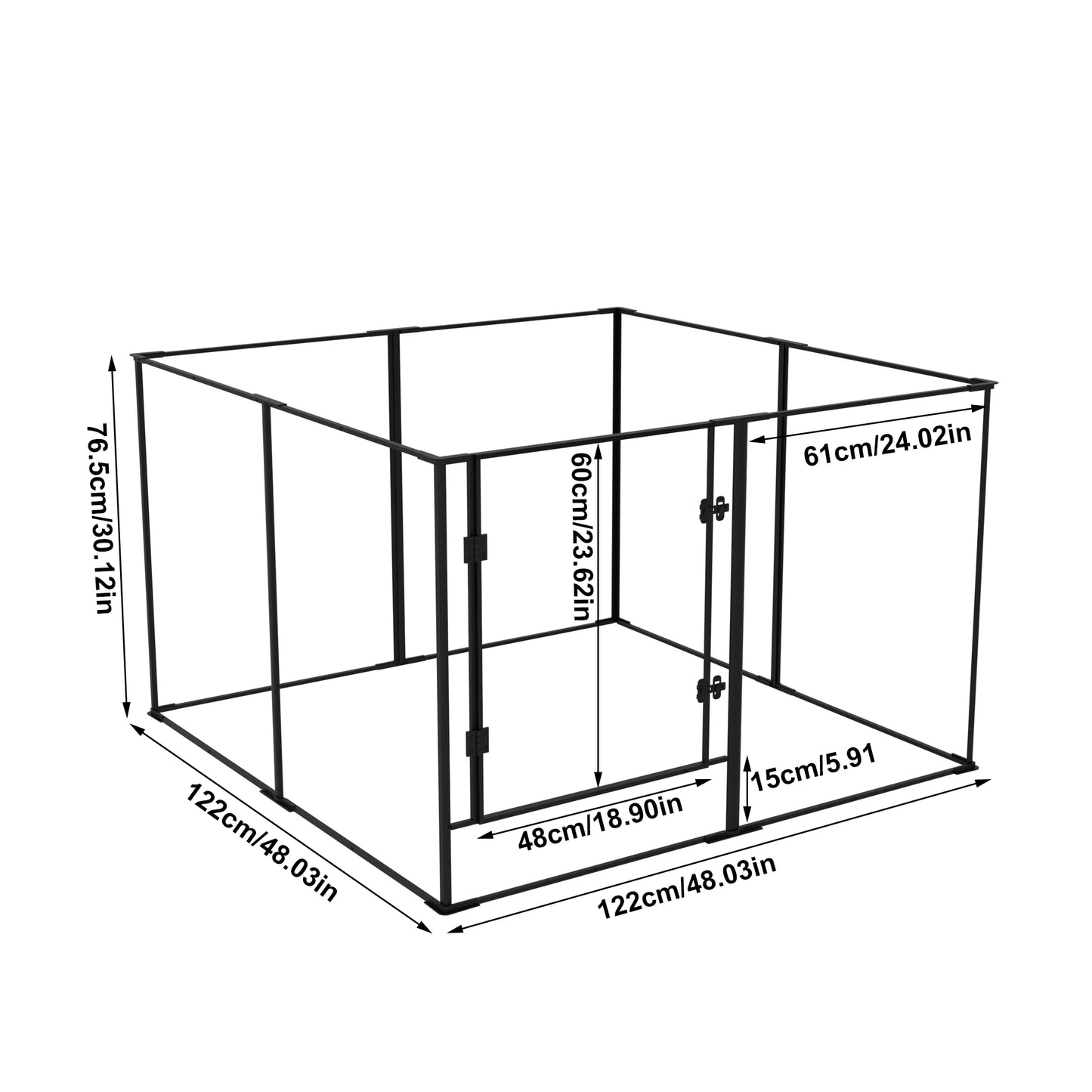 Clear Acrylic Pet Playpen