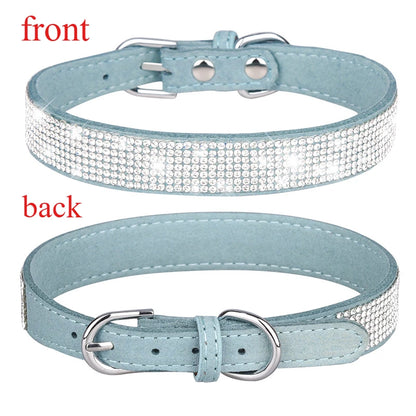 Comfortable Glitter Rhinestone Dog Collar